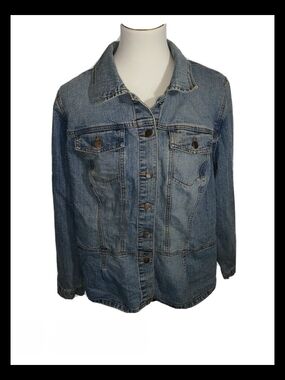 Venezia Classic Light Blue Denim Jacket Size 26/28